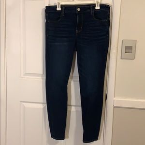 AE Midrise Dark-wash Jegging